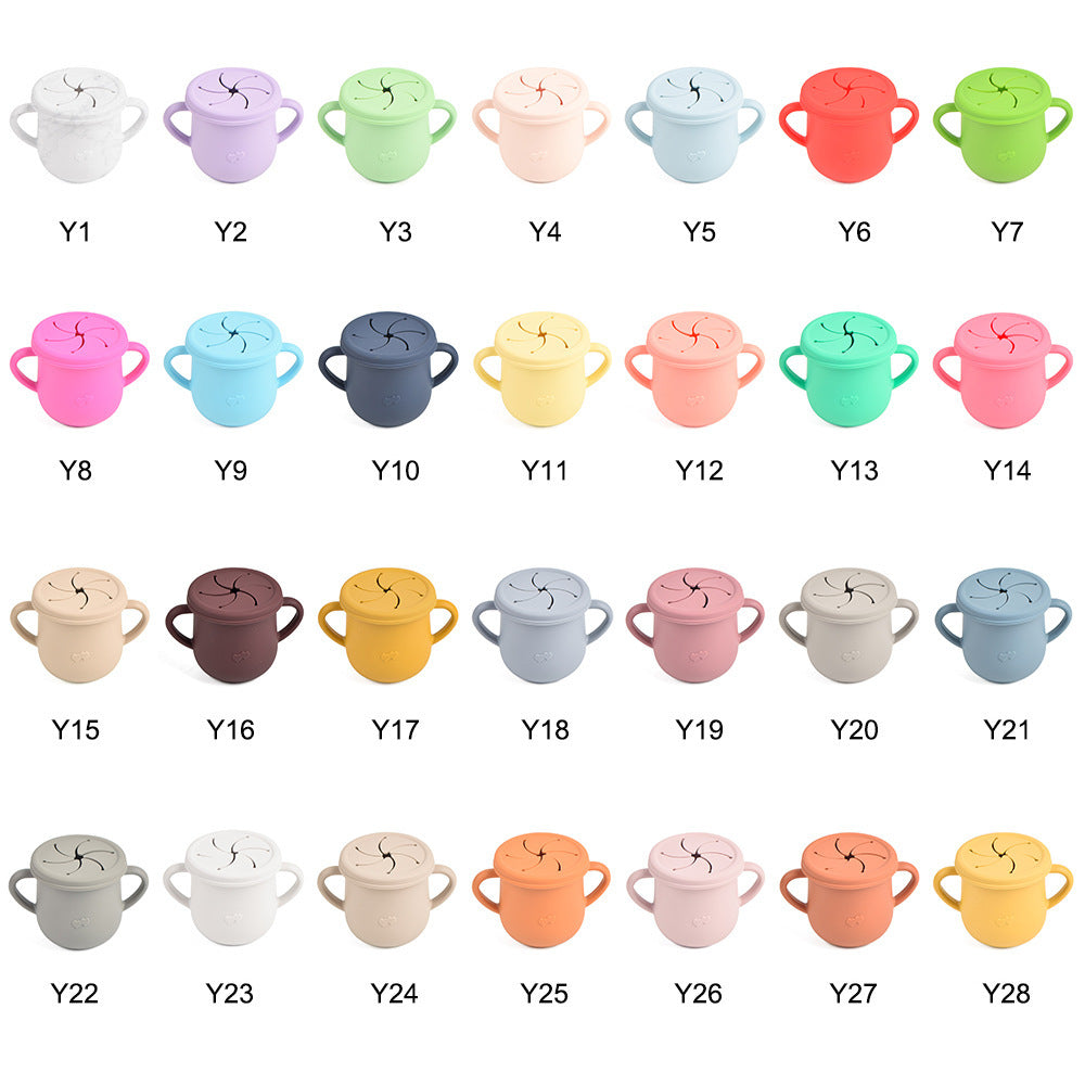 Edible Silicon Children's Snack Cup No-spill Cup