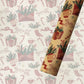 Yellow Cowhide Gift Wrap Paper Christmas Printed Gift Paper