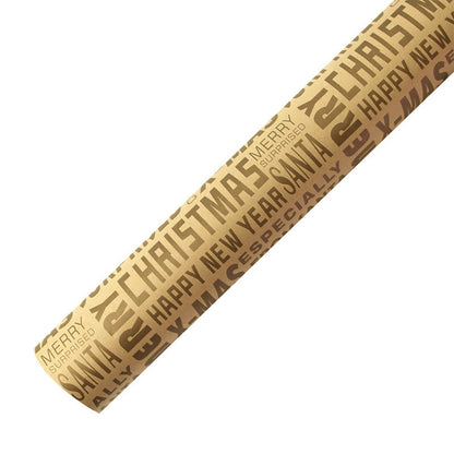 Yellow Cowhide Gift Wrap Paper Christmas Printed Gift Paper