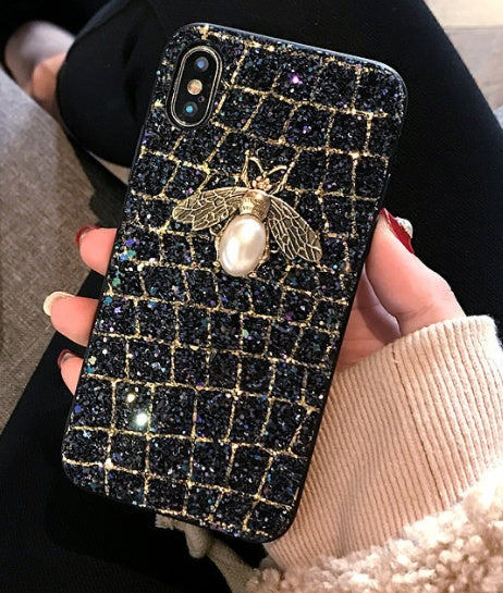 Glitter Bee Sparkly Protective Case